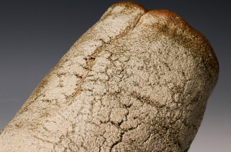 Βάζο λουλουδιών με γυαλισμένο με στάχτη φινίρισμα. - Κεραμικό - 河本五郎 Kawamoto Goro (1919-1986) - Ιαπωνία - 1900-2000 #3.2