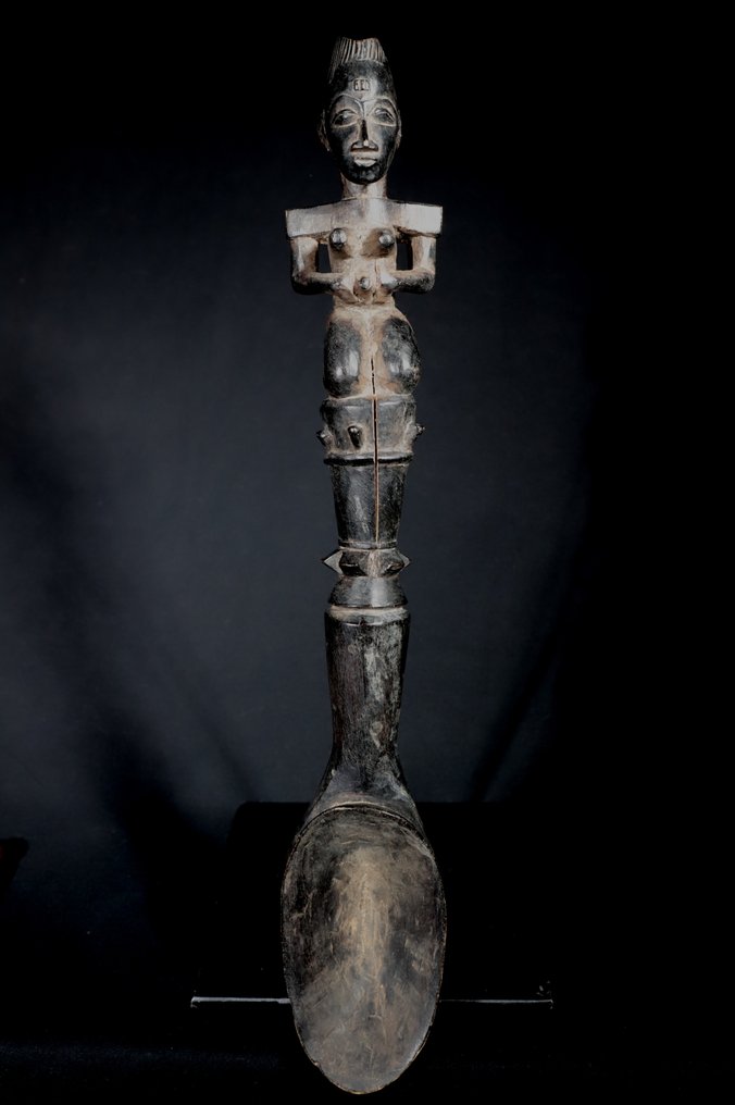 Figure - Guro Spoon - 47 cm - Côte d’Ivoire  (No reserve price) #1.0