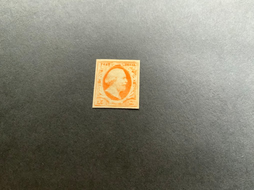 Netherlands 1852/1852 - King Willem III - nvph 3 unused - Nederland #1.0