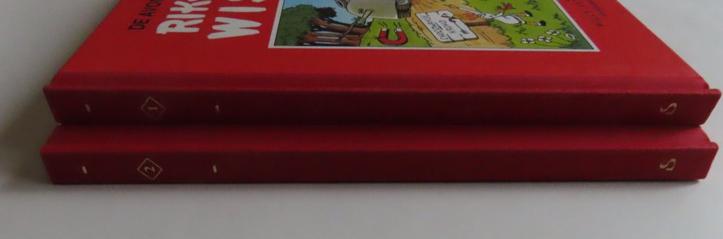 Sukke en Wiske Klassiek - Rode reeks - Rikki en Wiske & Op het eiland Amoras - 2 Album - 1993 #1.0