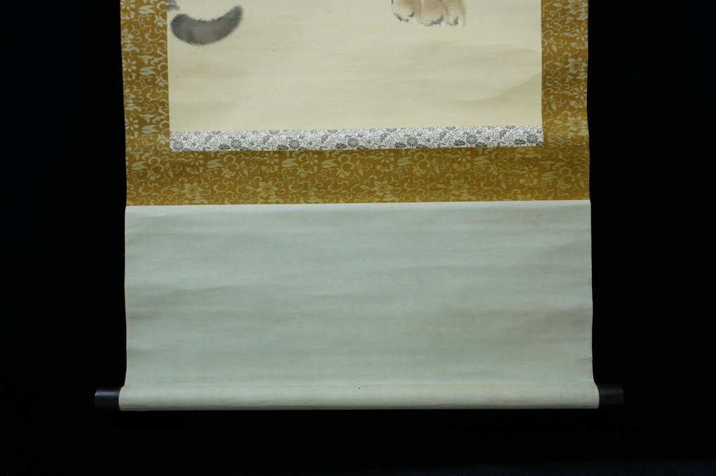 Absolute Auction – Hanging Scroll – Tiger by Oyama Yukyo 小山友郷 (Taisho–Showa period) - Oyama Yukyo 小山友郷 - 日本 (没有保留价) #4.3