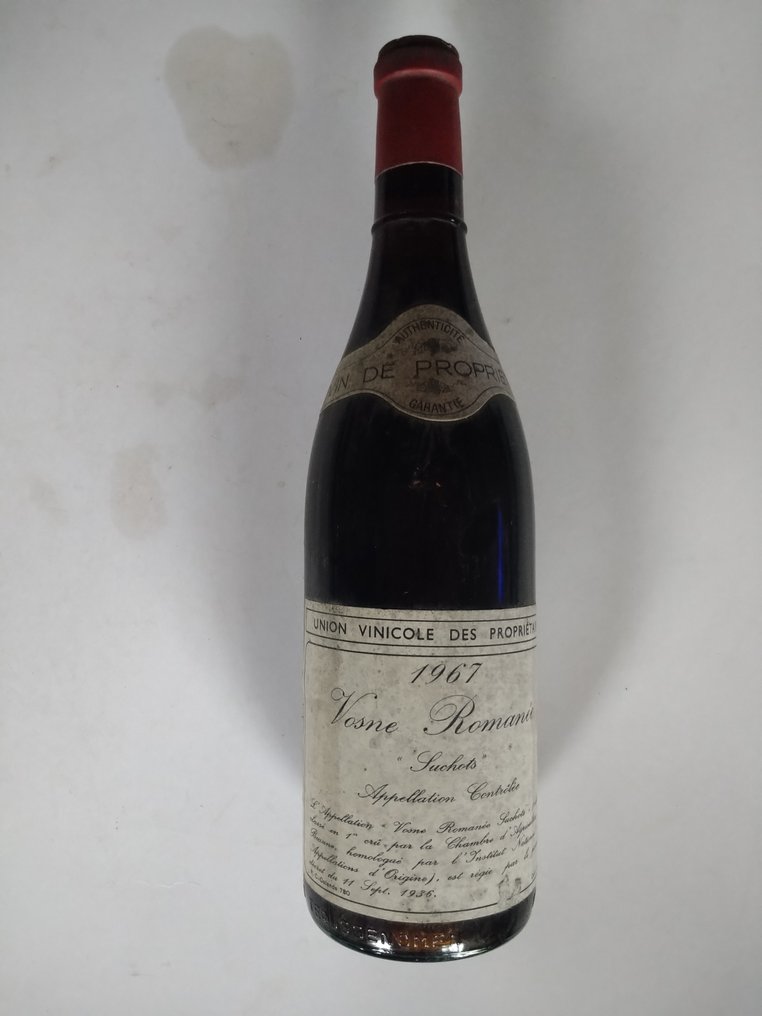 1967 Union Vinicole des Proprietaires "Suchots" - Vosne-Romanée 1er Cru - 1 Φιάλη (0,75L) #1.0