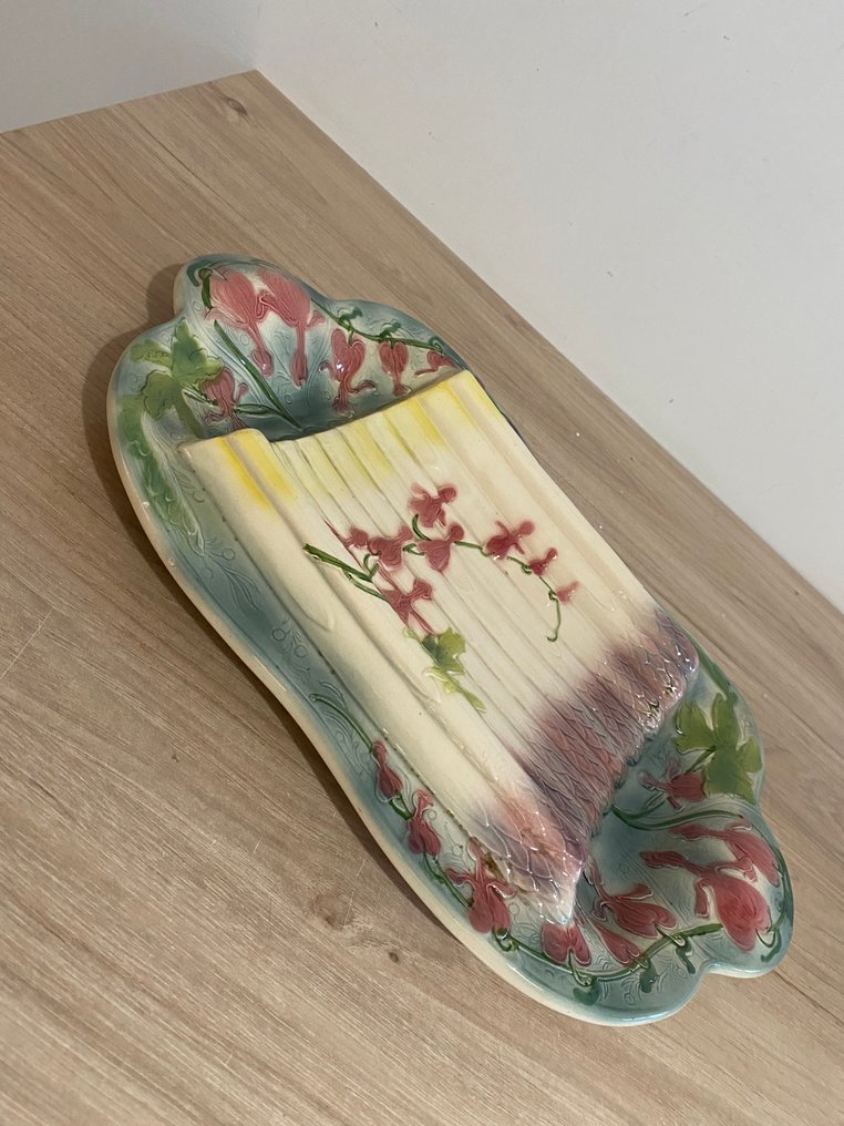 S. Clément - Astia - Kivitavara, Lasite - plat asperges art nouveau #4.3