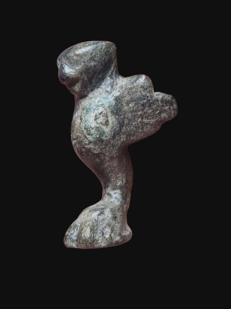 Oud-Romeins Brons Rare Winged Lion Statue (Zonder minimumprijs) #2.1