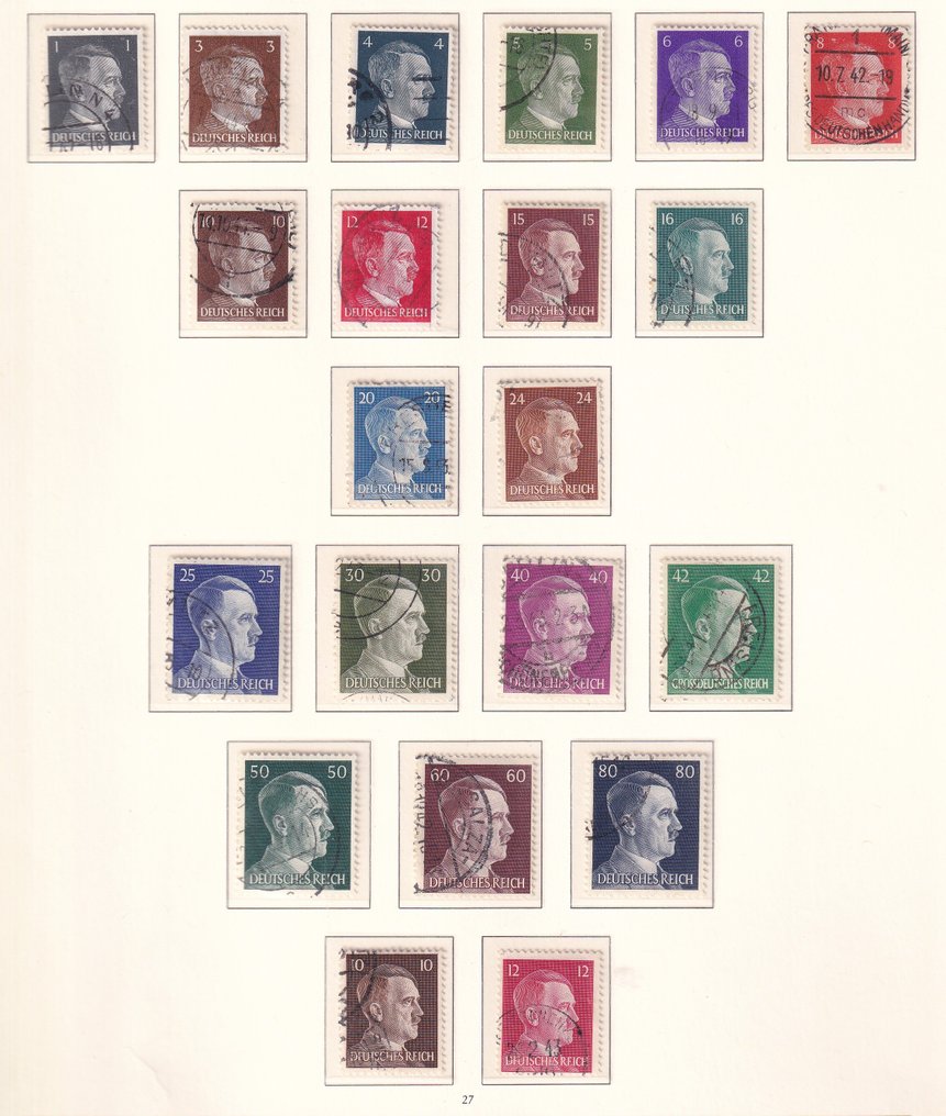 Γερμανική Αυτοκρατορία 1940/1945 - Έτη χωρίς Michel αρ. 909/910. #4.3