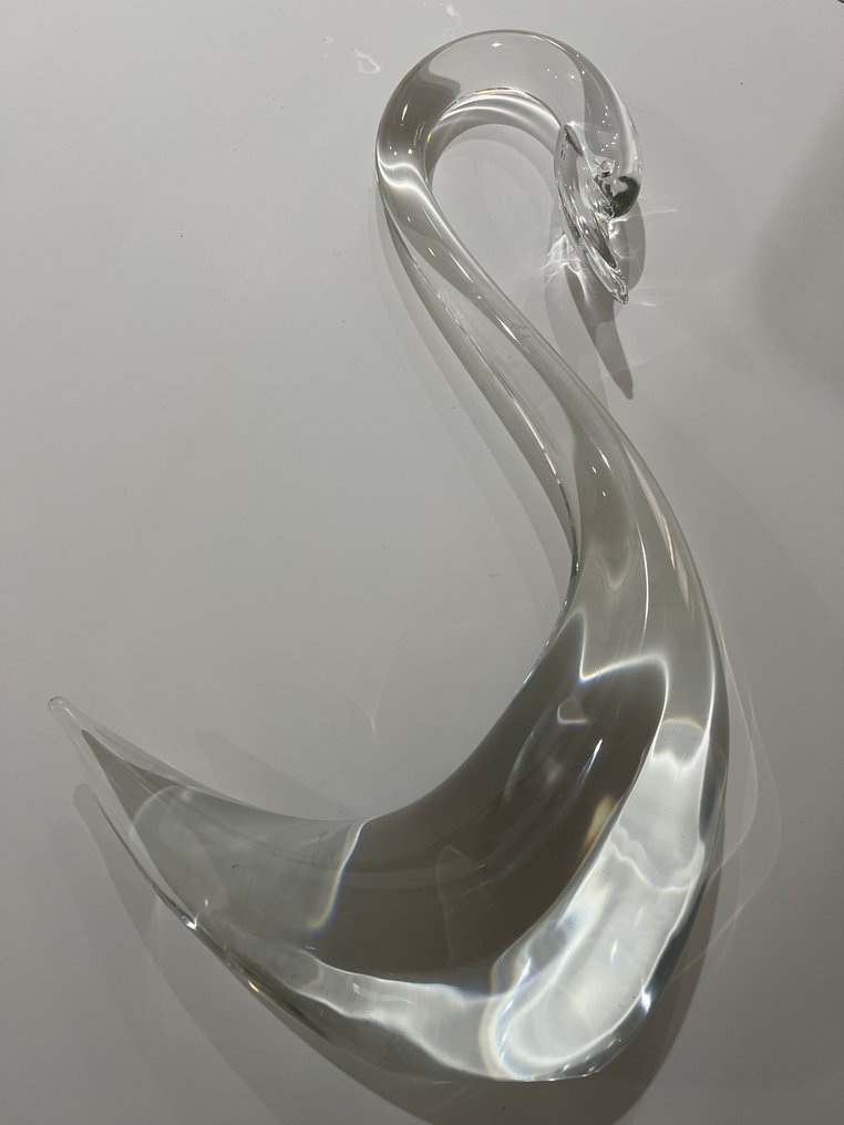 Livio Seguso - Szobor, Cigno in vetro - 38 cm - Üveg #3.2