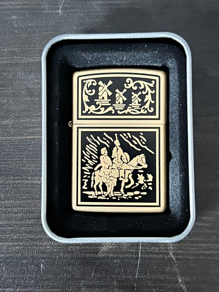 Zippo - L17-Don Quichot - Ingen reservasjonspris - Lighter - Stål #1.0