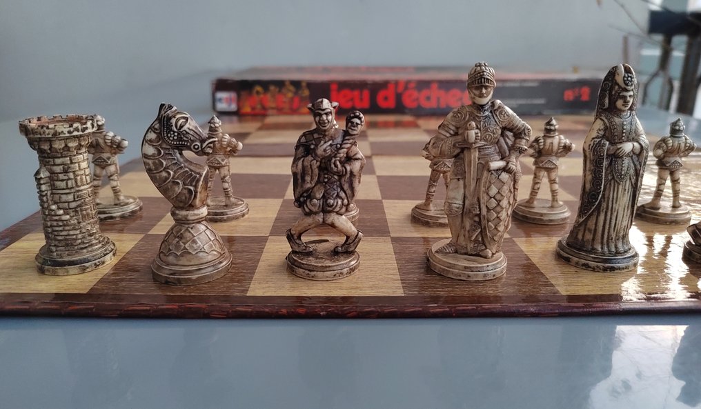 Set di scacchi - CEJI – “Jeu d’Échecs n°2” – Plastica ABS – Scacchiera pieghevole – Francia anni ’70/’80 #3.2