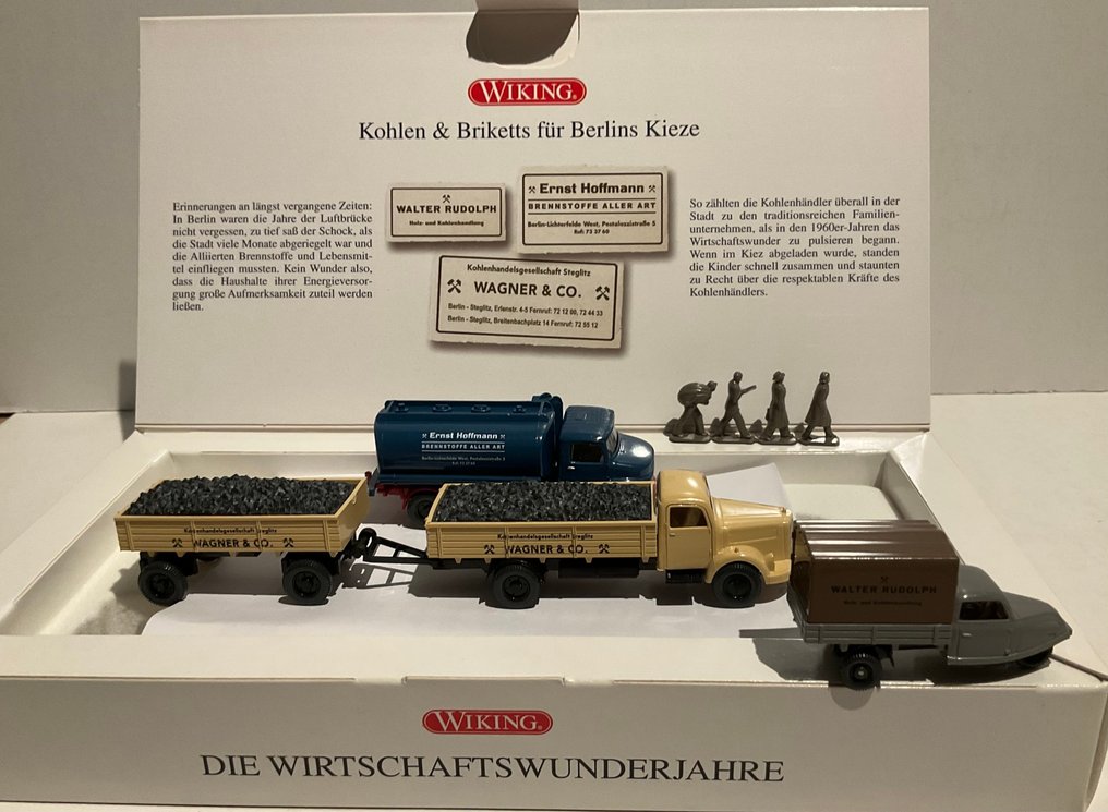 Wiking 1:87 - Machetă camion (3) - 3x seturi ambalate #4.3