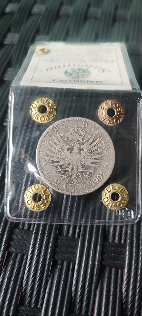 Olaszország. 2 Lire 1902 "Aquila Sabauda" (Nincs minimálár) #2.1