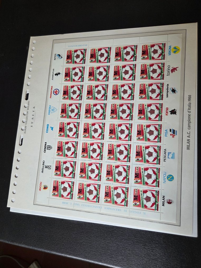 Ιταλία 1988/2009 - Ολοκληρωμένες ομάδες ποδοσφαίρου, πρωταθλήματα. Sampdoria, Milan, Inter. Κοινές εκπομπές. - Vari #1.0