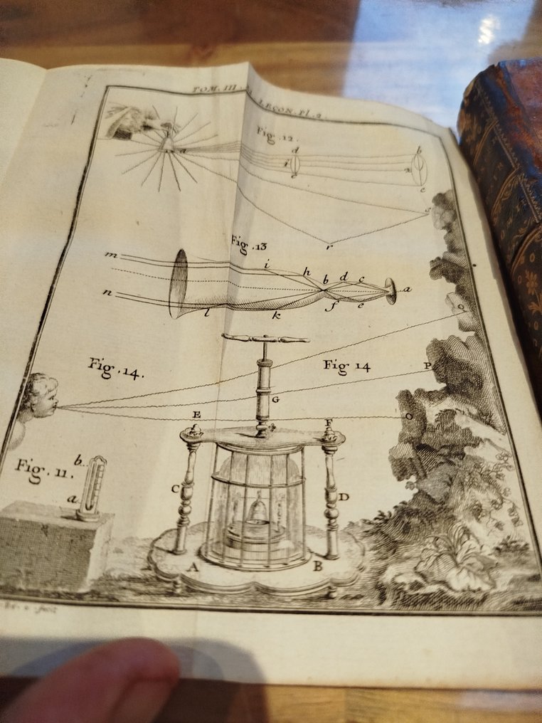 Abbé Nollet / Joseph Priestley / M. Gibelin - Leçons de Physique Expérimentale; Expériences et Observations sur Différentes Espèces d'Air - 1745-1777 #4.3
