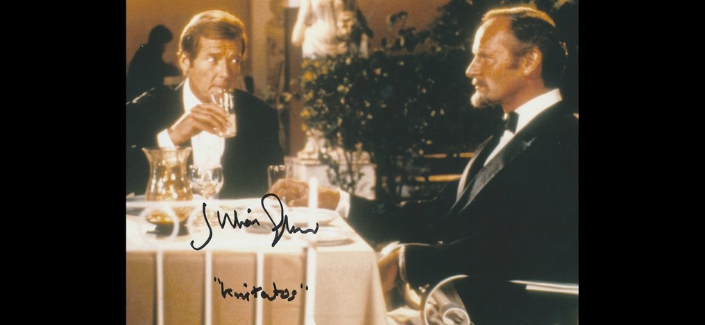 James Bond 007: For Your Eyes Only - Signed by Julian Glover (Aristotle Kristatos) #4.3