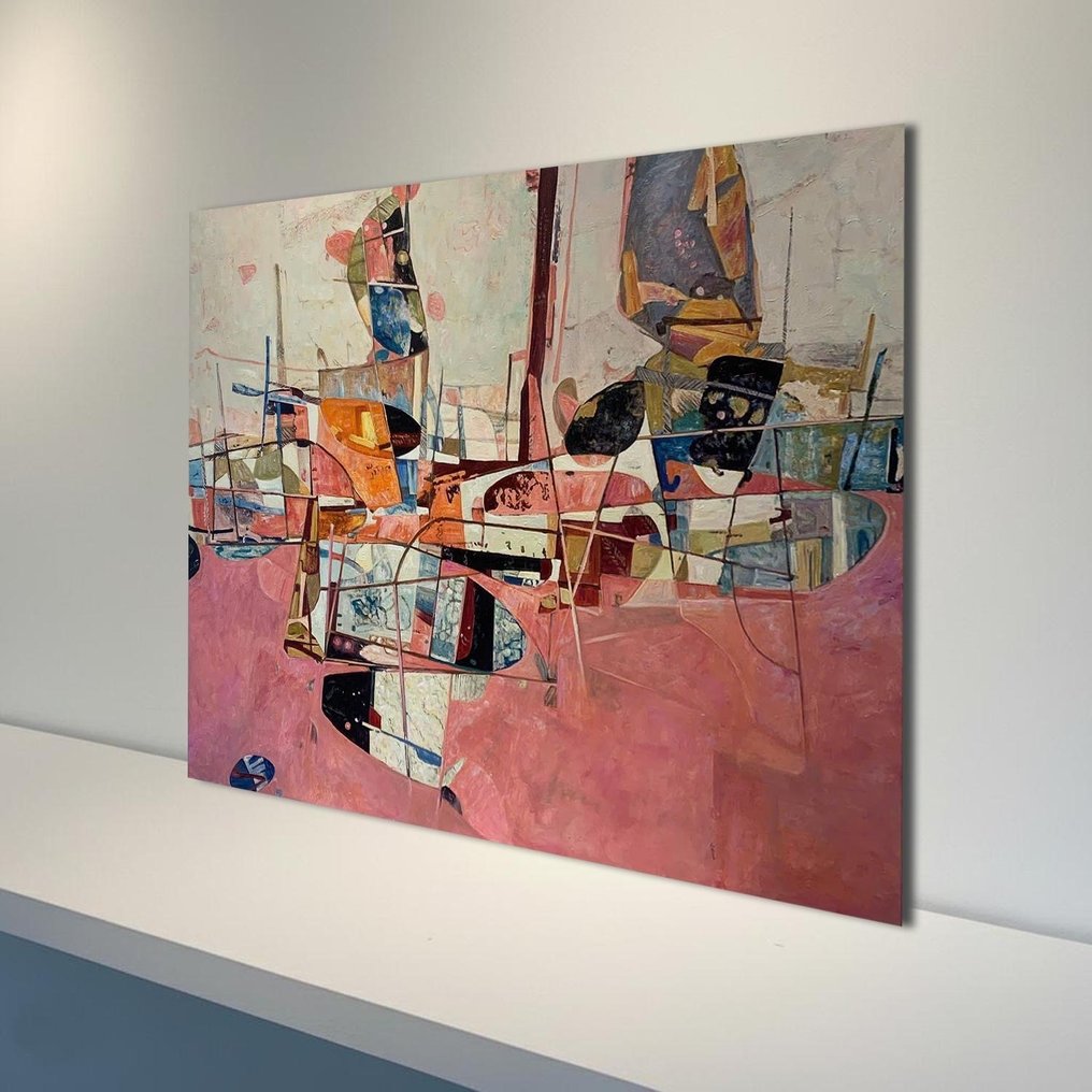 Nguyen Robert - L'Écho des Grands Mâts 95 x 120 cm #2.1