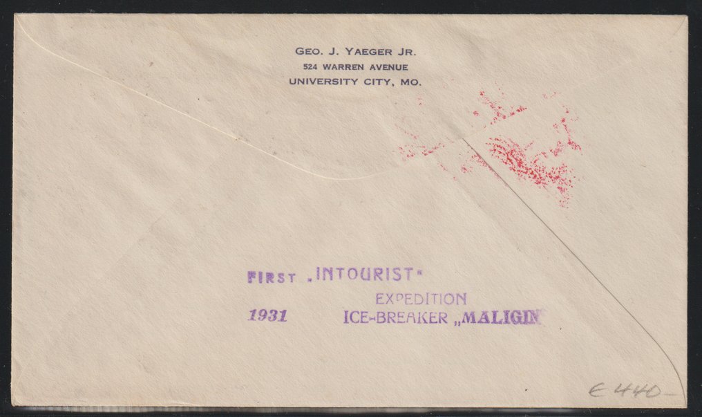 German Empire 1931/1931 - Graf Zeppelin polar flight 1931 complete on maps and letters - Michel 456 - 458 #1.0