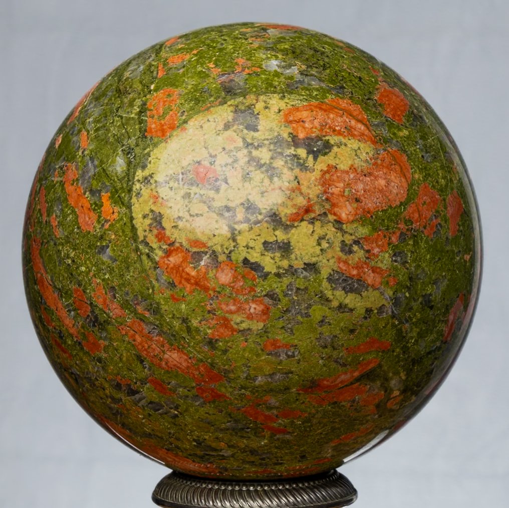 unakiet Fin Unakite-kule - Høyde: 13.31 cm - Bredde: 13.31 cm- 3600 g #3.2