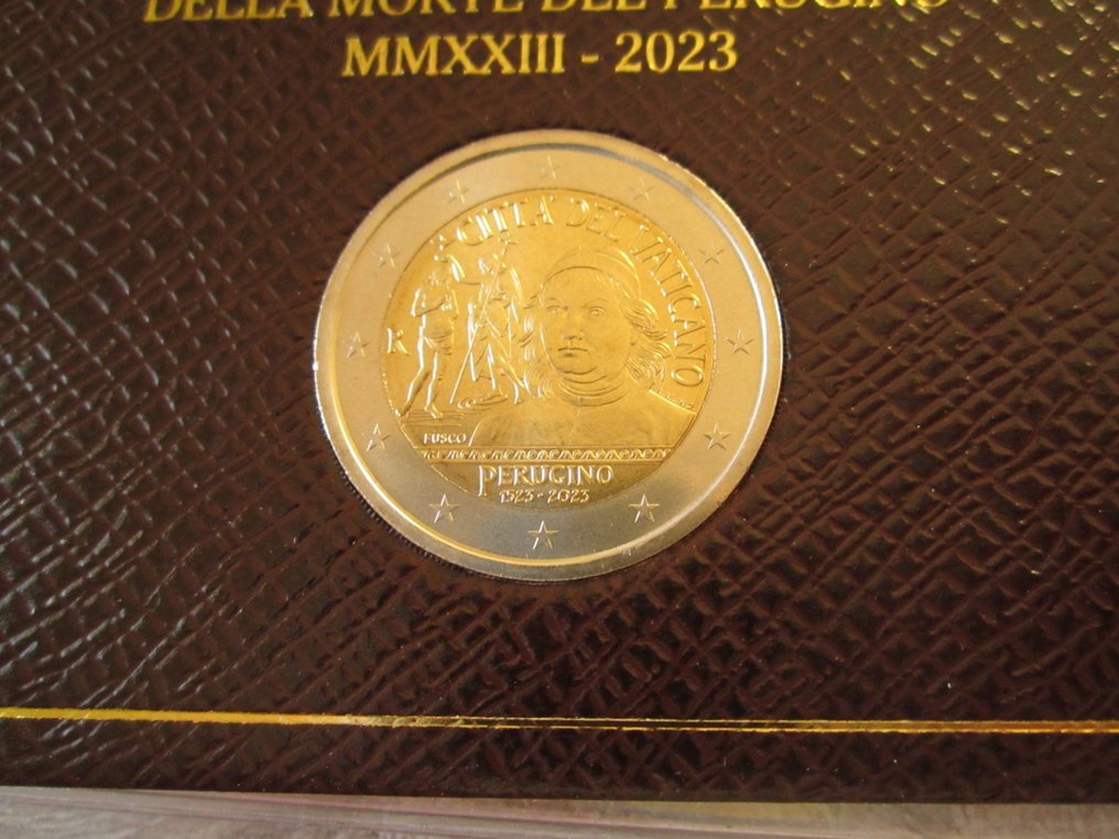 Βατικάνο. 2 Euro 2023 "Perugino" + "Manzoni" (2 monete) (χωρίς τιμή ασφαλείας) #2.1