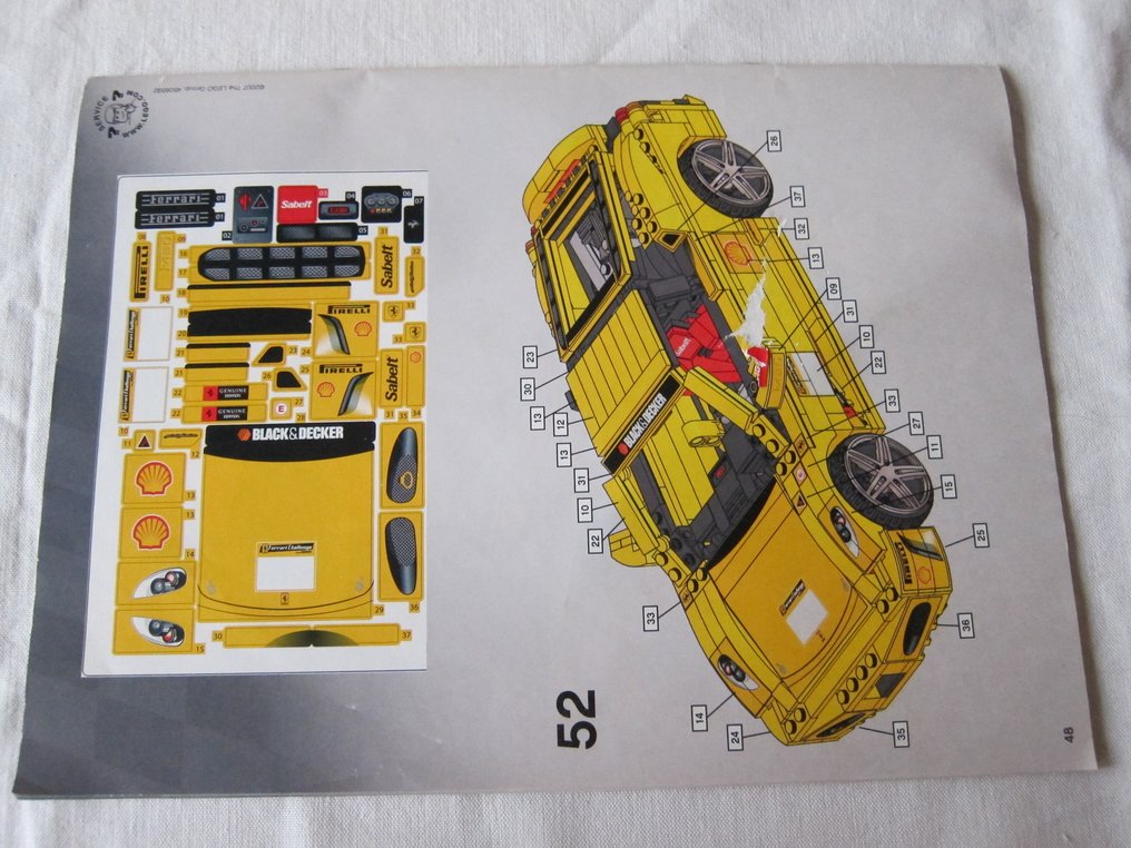 Lego Set - 8143 - Racers - Ferrari F430 Challenge (8143) #4.3