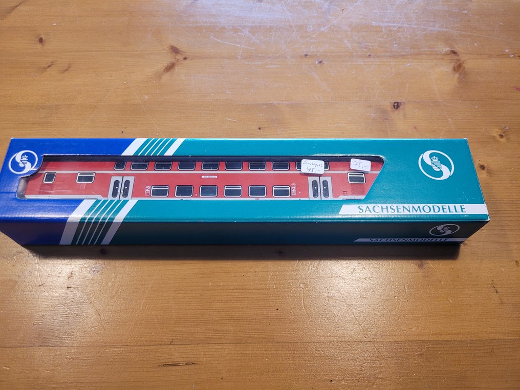 Sachsenmodelle H0 - 74463 - Model train (1) - Sachsenmodelle DB Regio double-deck control car, red livery, Epoche V - DB #2.1