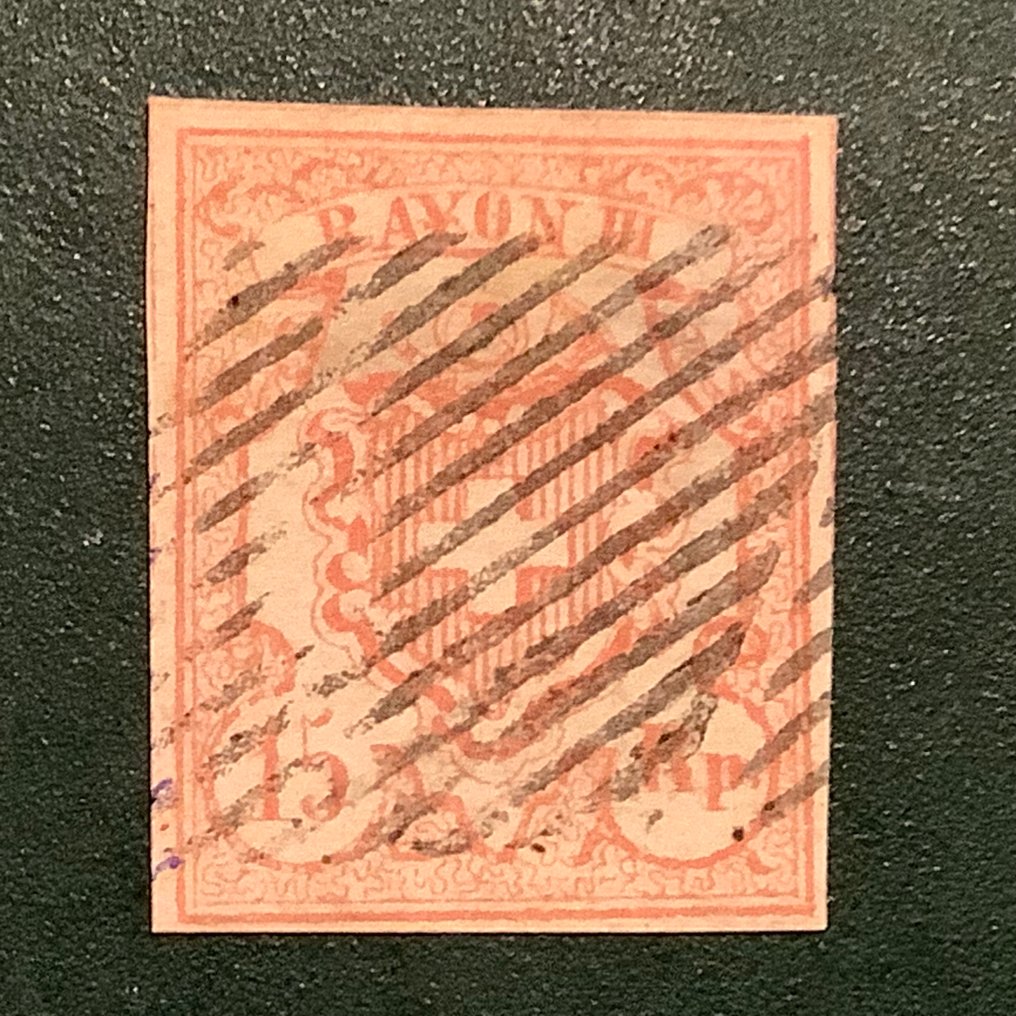 Sveits 1852 - 15 Rp Rayon III med stort verdifelt og svært gode marginer. - Zumstein 20 / Michel 12 #1.0
