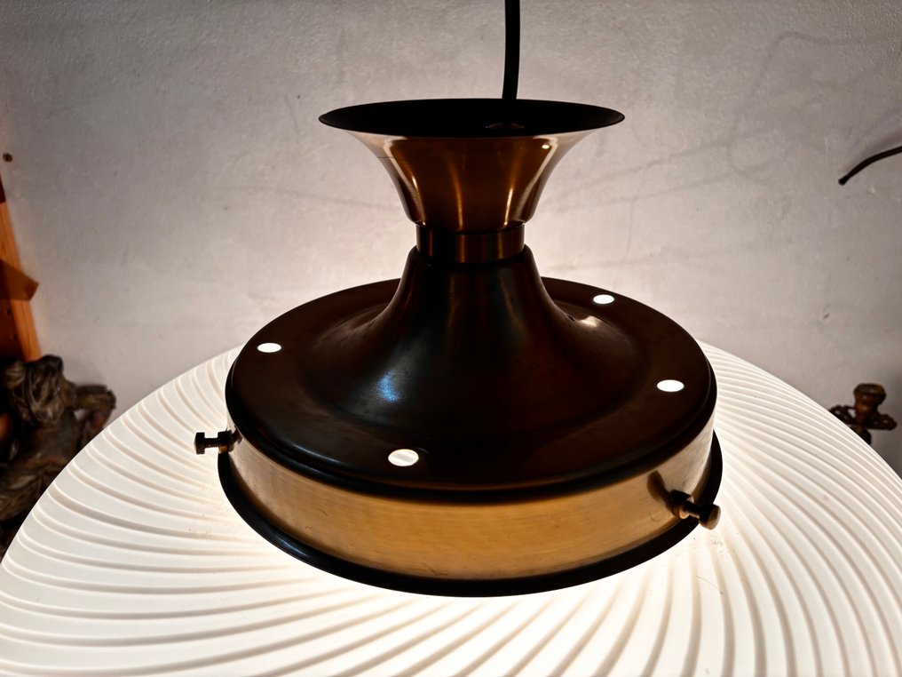 Κρεμαστό φωτιστικό - Γυαλί - Με δύο επιτραπέζια φωτιστικά. #2.1