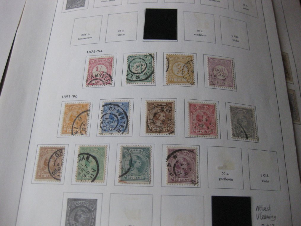 荷兰 1876/1982 - 有趣的批次/收藏在相册页上 #3.2