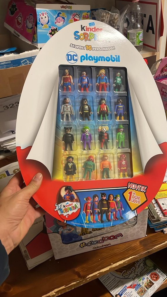 魔比玩具 - 玩具 Kinder Sorpresa DC Playmobil 16 personaggi - 2020年及之后 - 意大利 #1.0