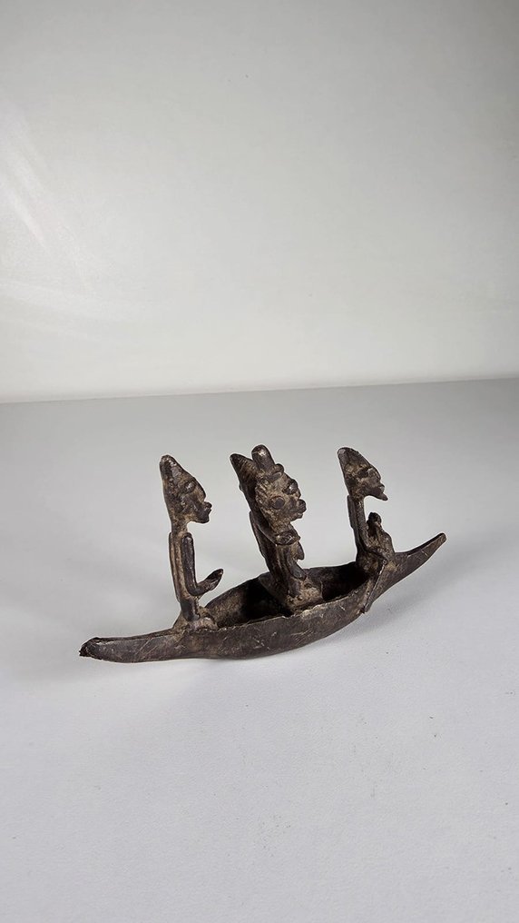 Bronze pirogue - Dogon - Mali (No reserve price) #1.0