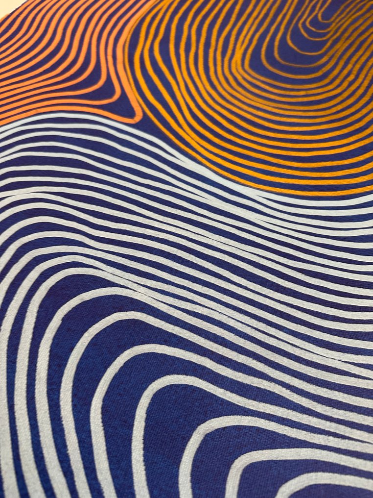 Lao Gonzalez - Golden Tide and Sapphire, XL, NO RESERVE #4.3