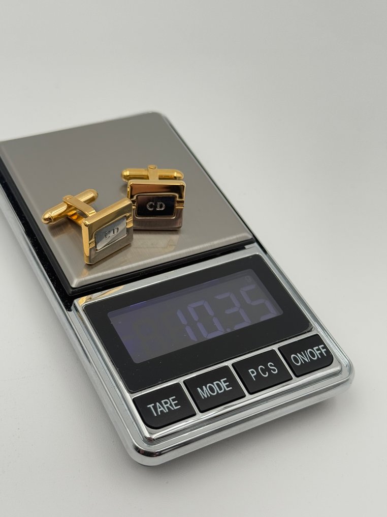 Zonder minimumprijs - Christian Dior - Manchetknopen Verguld, Staal - 18k verguld #3.2