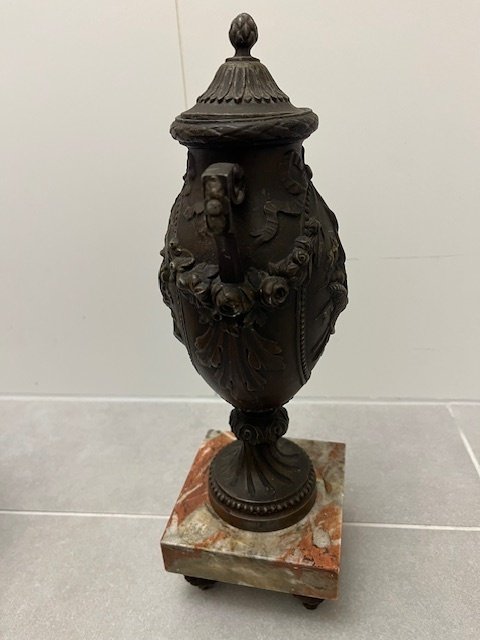 Urna (2) - Cink (spelter) - Vazen-Urn #4.3