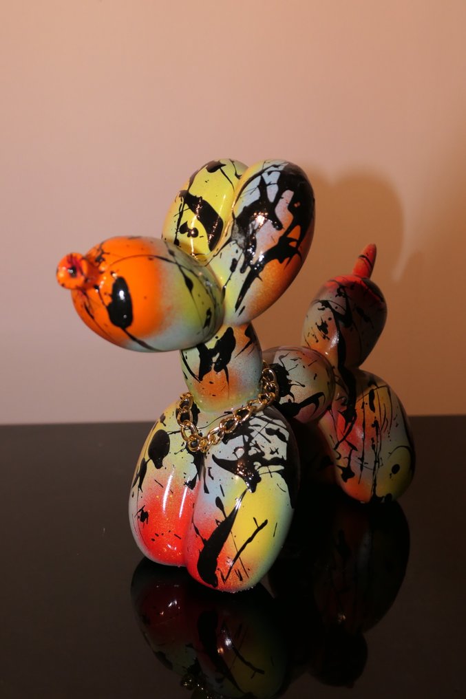 Rich'ART - Balloon Dog version street art - 21 cm de long - Edition limitée et numérotée #2.1