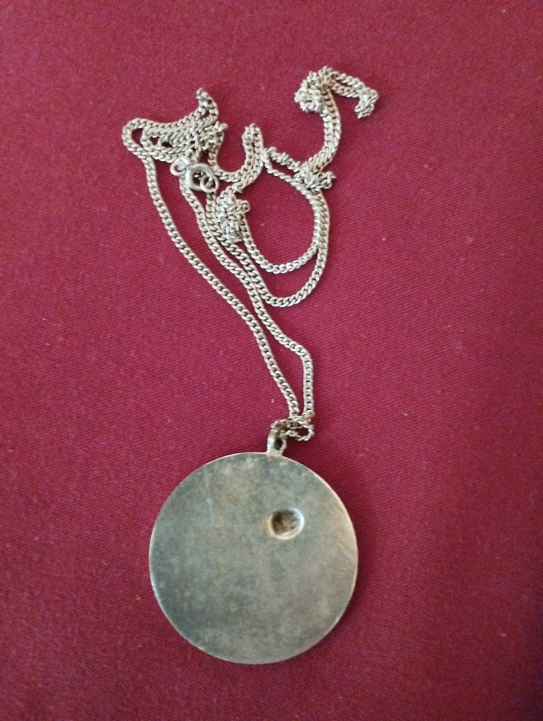 Nincs minimálár - Függő Ezüst - Art Nouveau 1890-1910 #2.1