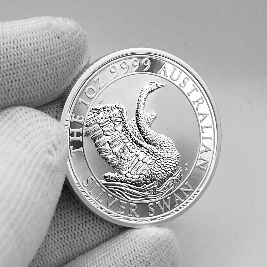 澳大利亚. 1 Dollar 2020 The Swan – 1 oz Silver Coin BU (999.9) - Highly collectible (没有保留价) #3.2