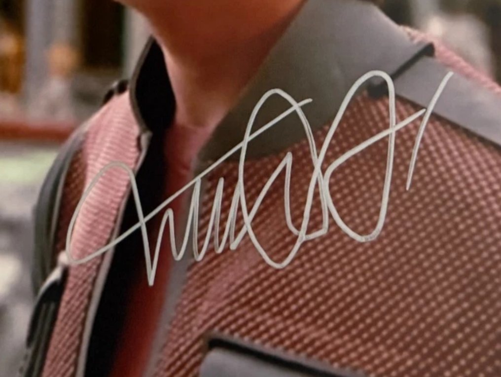 回到未来 - Michael J. Fox (Marty) - signed 8x10" - with Beckett COA #3.2
