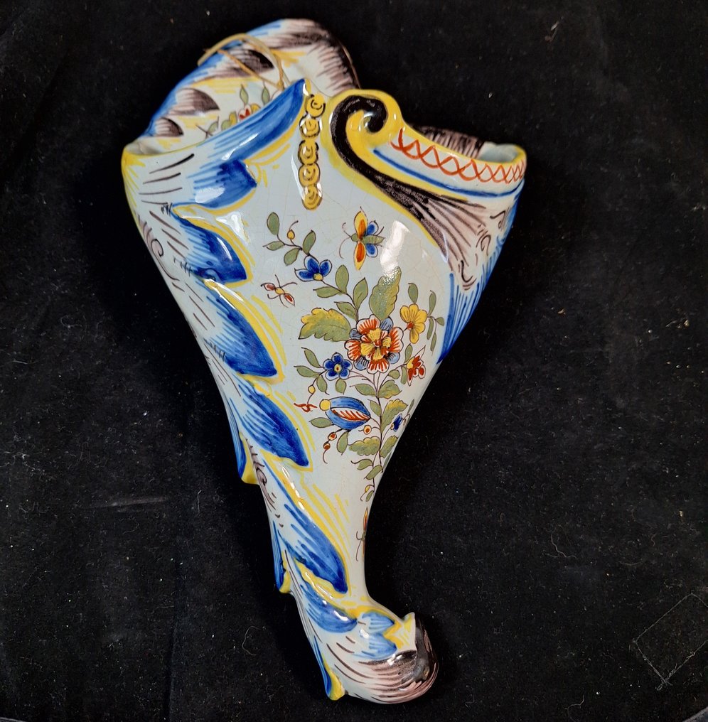 Desvres - Charles Fourmaintraux - Jardinière - Aardewerk - wandmandje #1.0