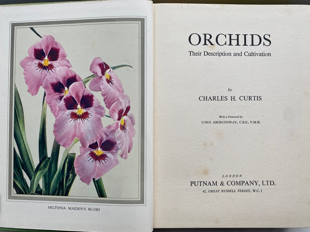 Charles H. Curtis - Orchids: Their Description & Cultivation (30 coloured plates) - 1950 #3.2