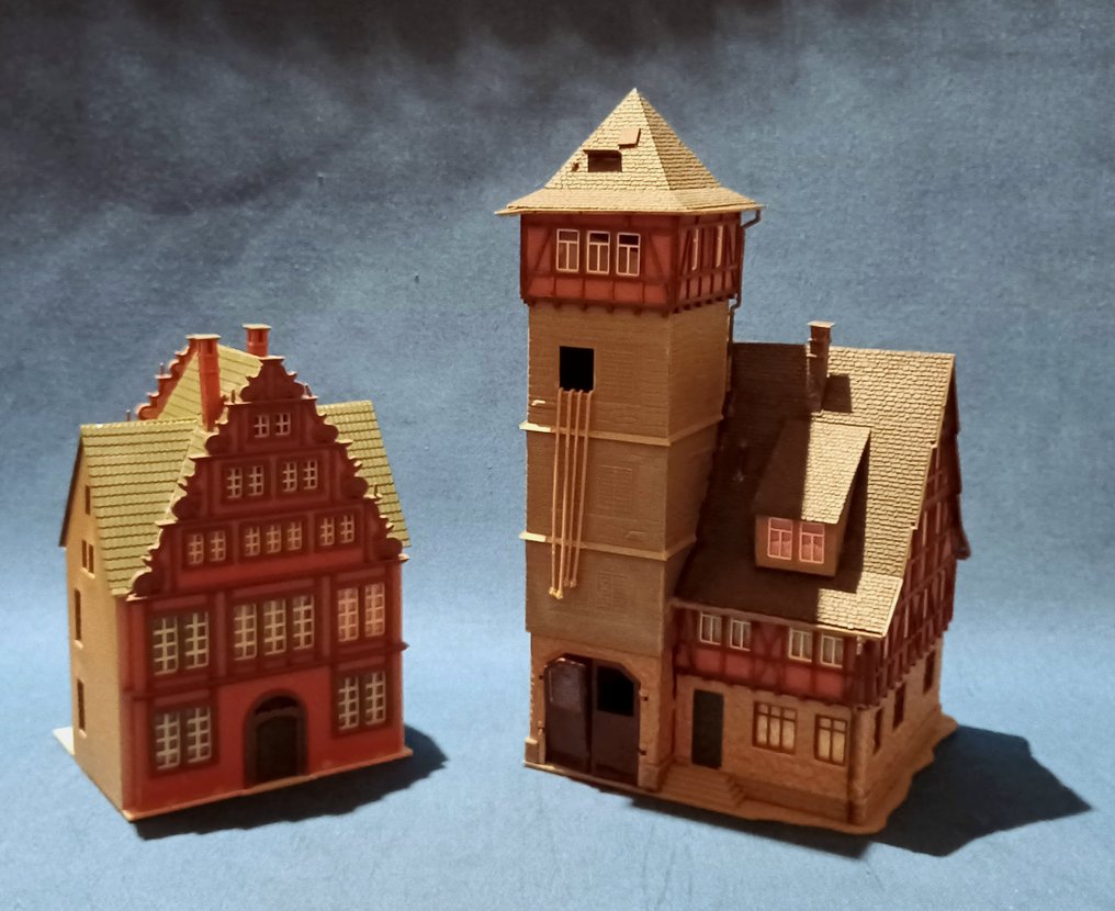 Vollmer H0 - 20817 und 3741/19378 - Κατασκευή τρένων μοντελισμού (2) - Επενδύσεις παραθύρων από εκτυπωμένο χαρτόνι - δεκαετία του 1960 - DB #2.1