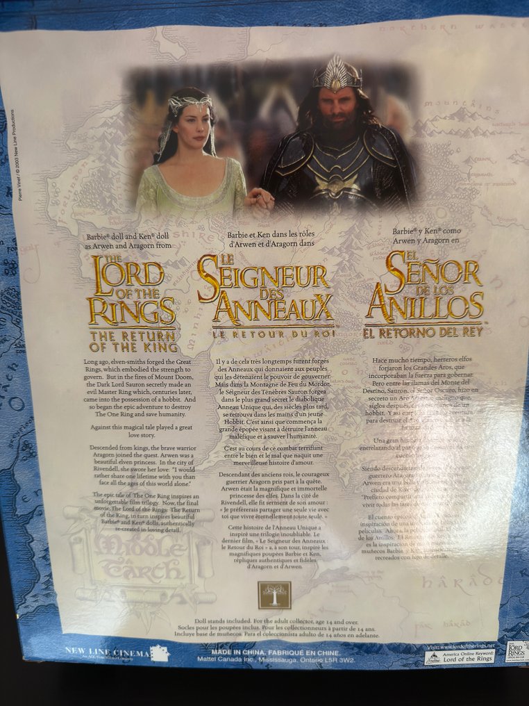 Mattel  - Barbie doll Arwen e Aragorn - 2000-2010 - China #2.1