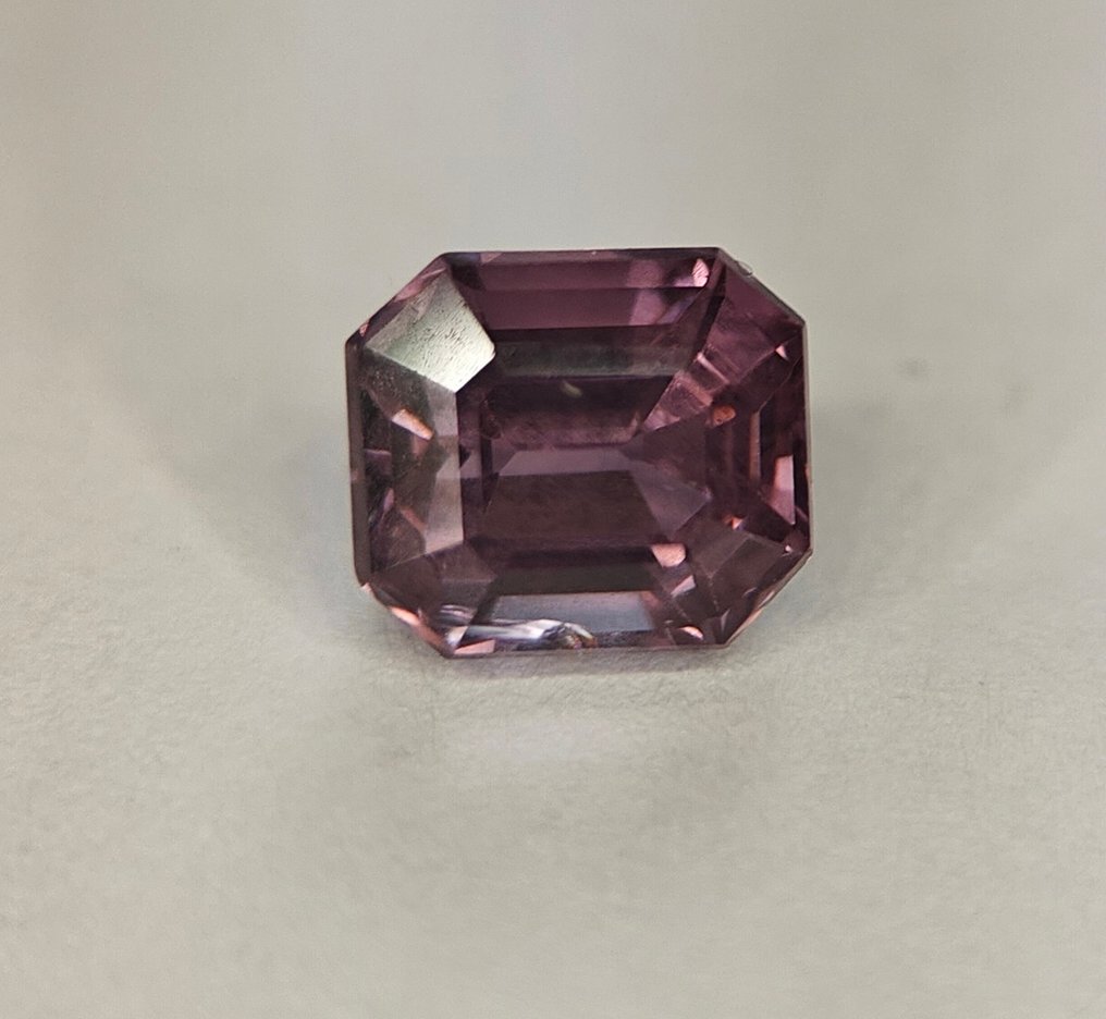 1 pcs  双色, 紫色, 粉色 尖晶石  - 2.45 ct - 安特卫普宝石检测实验室（ALGT） #1.0