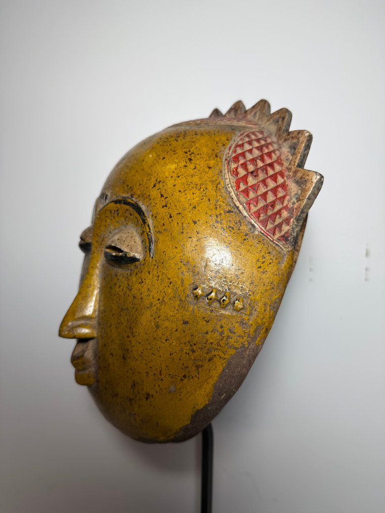 Csodálatos Baoule napmaszk - Baulé - Elefántcsontpart  (Nincs minimálár) #3.2