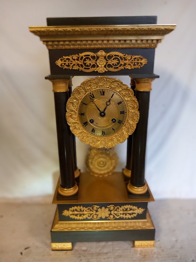 Εκκρεμές ρολόι -  Αντίκες - Πατιναρισμένος μπρούτζος - 1800-1850, 1850-1900 #1.0