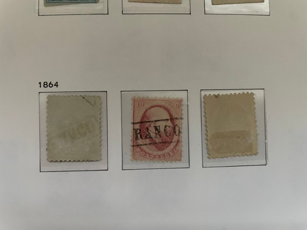 Netherlands 1852/1965 - Almost complete collection of 10 stamps #3.2