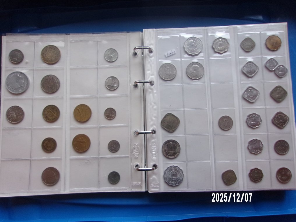 World. 3 Münzalben mit ca.500 Münzen  (No reserve price) #2.1