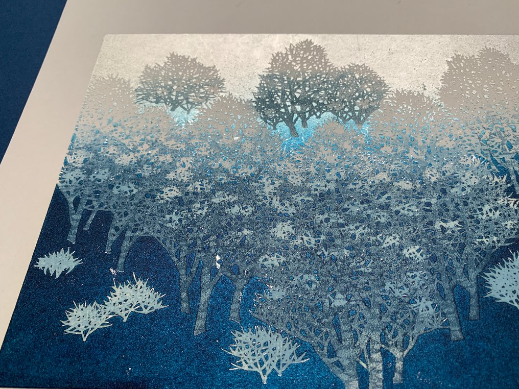 'Tree scene 159' - Signed and numbered by artist 40/200 - HajimeNamiki - Japan #1.0