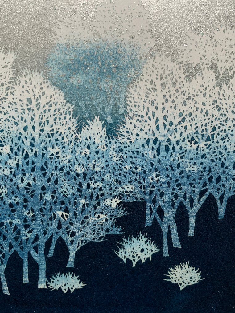 'Tree scene 159' - Signed and numbered by artist 40/200 - HajimeNamiki - Japan #4.3