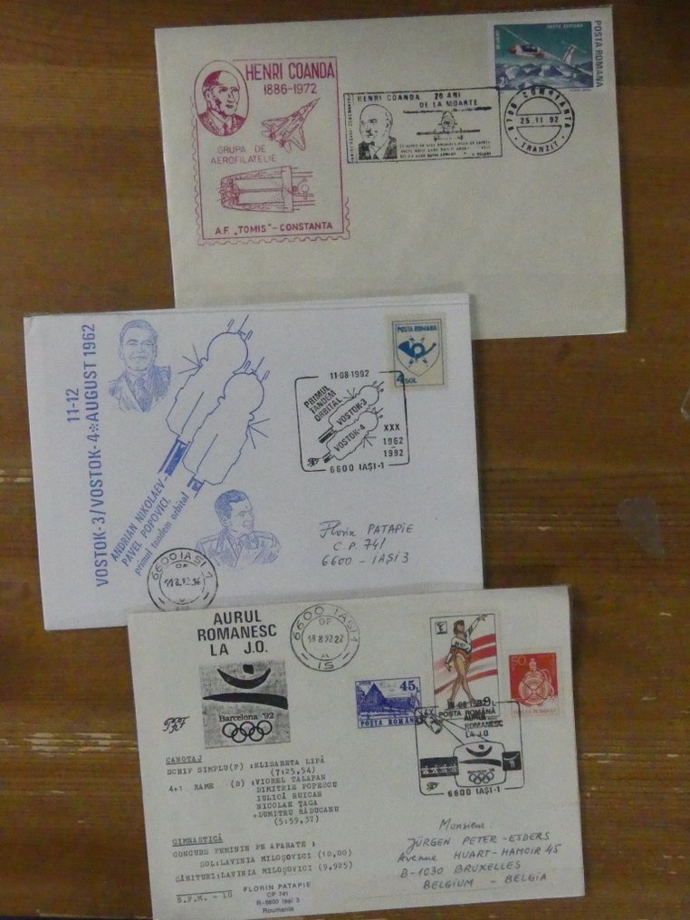 Space exploration  - Romania, collection of approximately 200 loose postal items in a box. #4.3