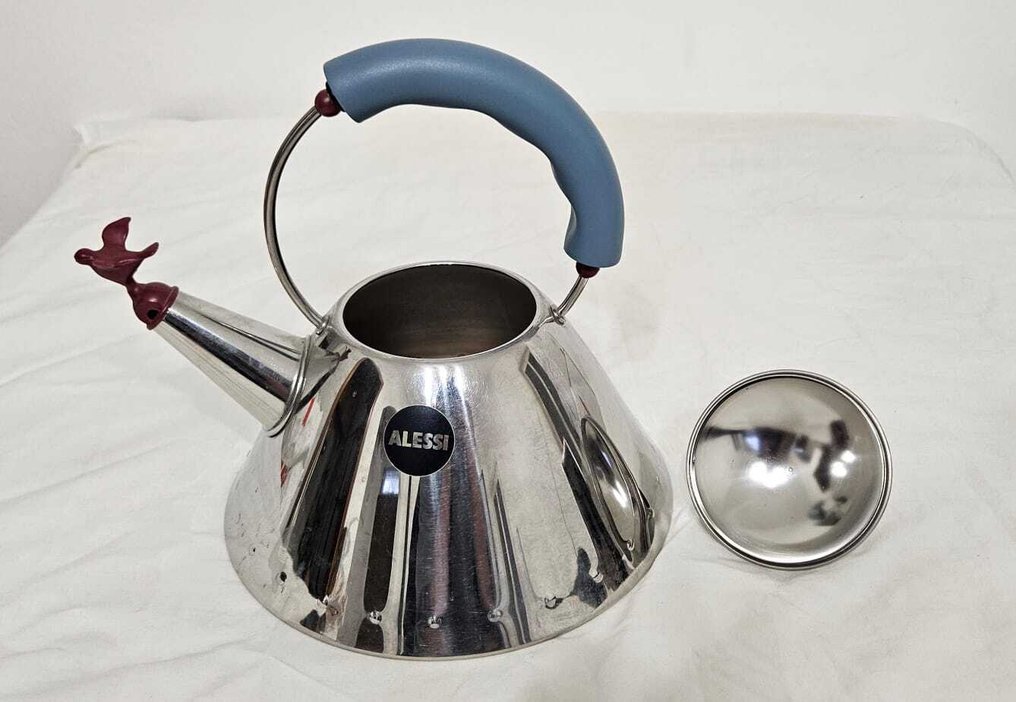 Alessi - Michael Graves - Χύτρα -  9093 - Χάλυβας - με σφυρίχτρα, πουλί #2.1