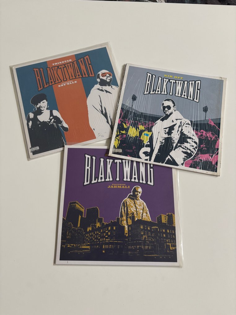 Blak Twang, Banksy Art Cover - Kik Off, Trixstar, So Rotton - Vinylplate - 2002 #1.0