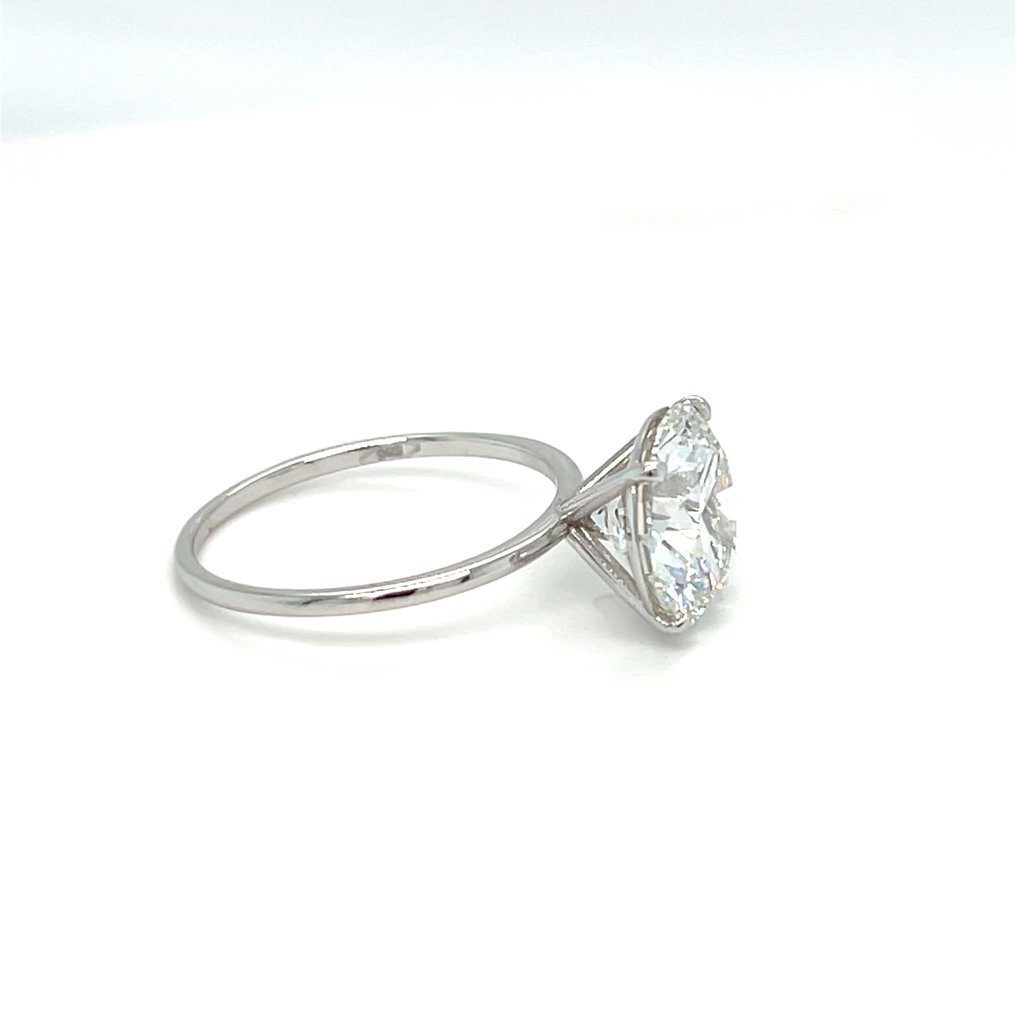 没有保留价 - 戒指 - 14K包金 白金 - 3.04ct. tw. 钻石 (实验室培育) #2.1